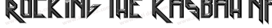 Rocking The Kasbah NF字体转换